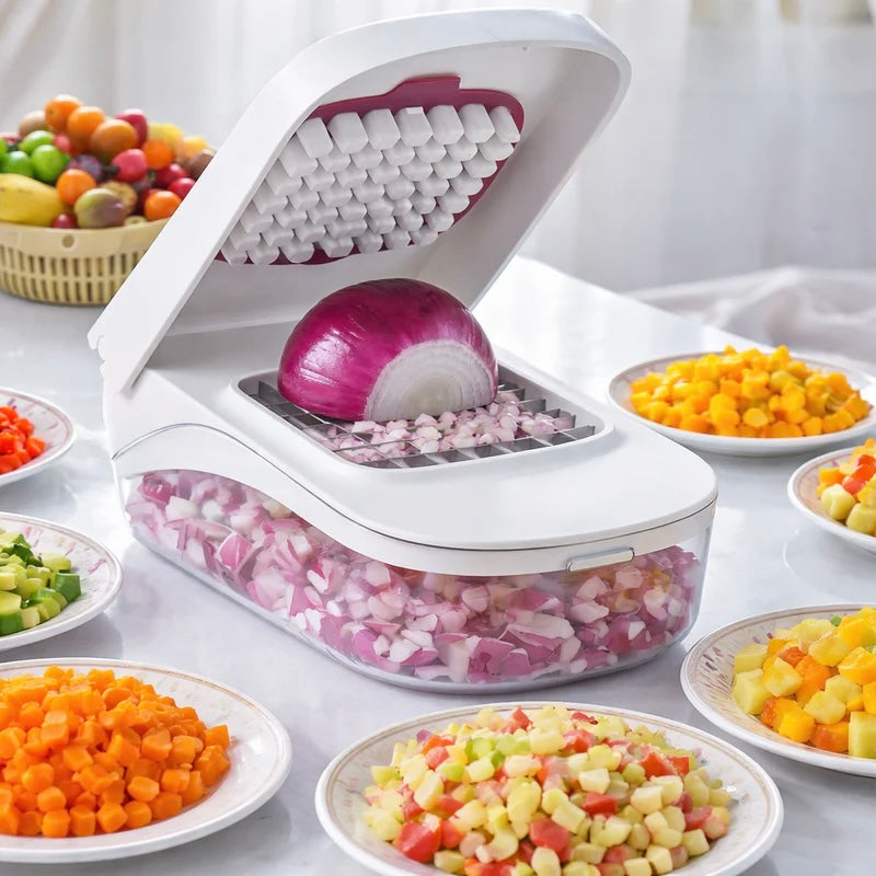 Manual Vegetable & Fruit Slicer – Auto-Peeler